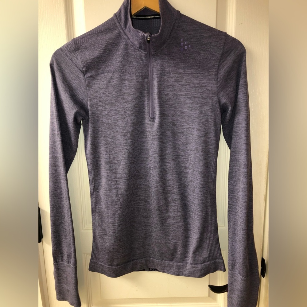 Purple Craft pullover athletic layering top.
